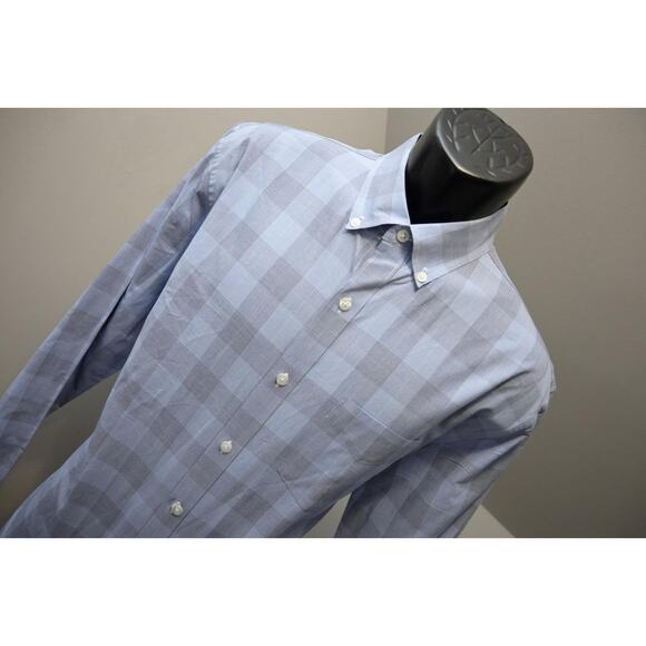 Bonobos Dress Shirt Standard Fit Plaid Casual Button Up Mens Sz Large - Picture 4 of 6